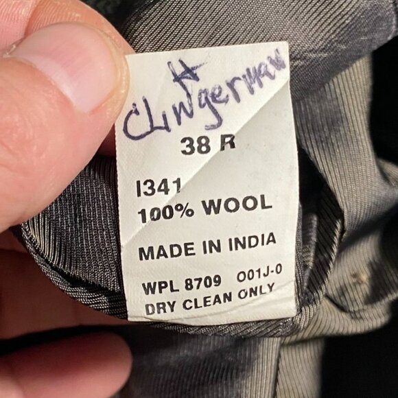 Vintage Oxxford Men's Blazer Jacket 38R 100% Wool Double Button Workwear Formal - Picture 4 of 16